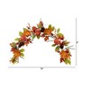 Nearly Natural 6-ft Fall Ranunculus, Hydrangea and Berries Autumn Artificial Garland - 2 of 2
