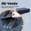 XIZZI Patio Furniture Set Cover Outdoor Sectional Sofa Set Covers, Lawn Patio Furniture Covers with Air Vent Fastening Strap & Handle, Water Resistant - 4 of 4