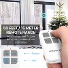 Fosmon Wireless Door Alarms for Home Security with Remote, 130dB Door and Window Alarms Sensors - 3 of 4