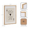 Kate & Laurel All Things Decor 12"x16" Gallery Ace of Heart Cards Positive Quote Print by The Creative Bunch Studio Natural - 3 of 4
