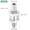Unique Bargains Aluminum Alloy Non-Return One Way Check Valve Valve 2 Pcs - 3 of 4