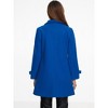 Allegra K Women's Winter Outerwear Peter Pan Collar Mid-thigh A-line Single Breasted Coat - 4 of 4