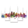 Michael Tompsett 'Kansas City Skyline' Canvas Art - 2 of 3