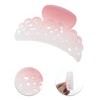 Unique Bargains Christmas Hair Clips Flowers for Christmas 3.54"x2.17"x1.38" Gradient Pink 1 Pc - 3 of 4