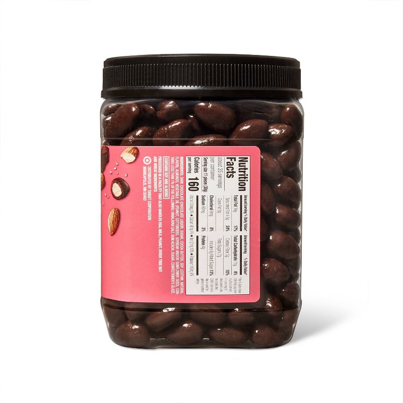 Himalayan Salted Dark Chocolate Almonds - 37oz - Good &#38; Gather&#8482;, 4 of 7