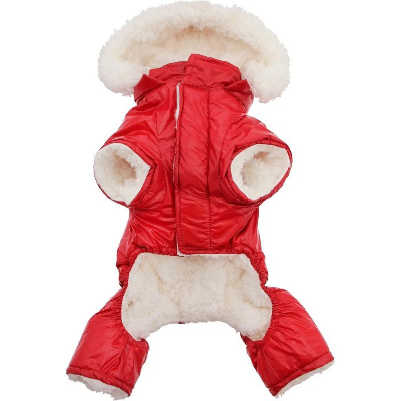 Ruffin It Dog Snowsuit Harness - Red, 3 of 7