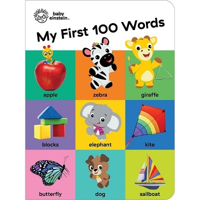 Baby Einstein: My First 100 Words - by  Pi Kids (Board Book)