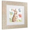 Trademark Fine Art - Lisa Audit Spring Softies Bunnies II Matted Framed Art - 3 of 4