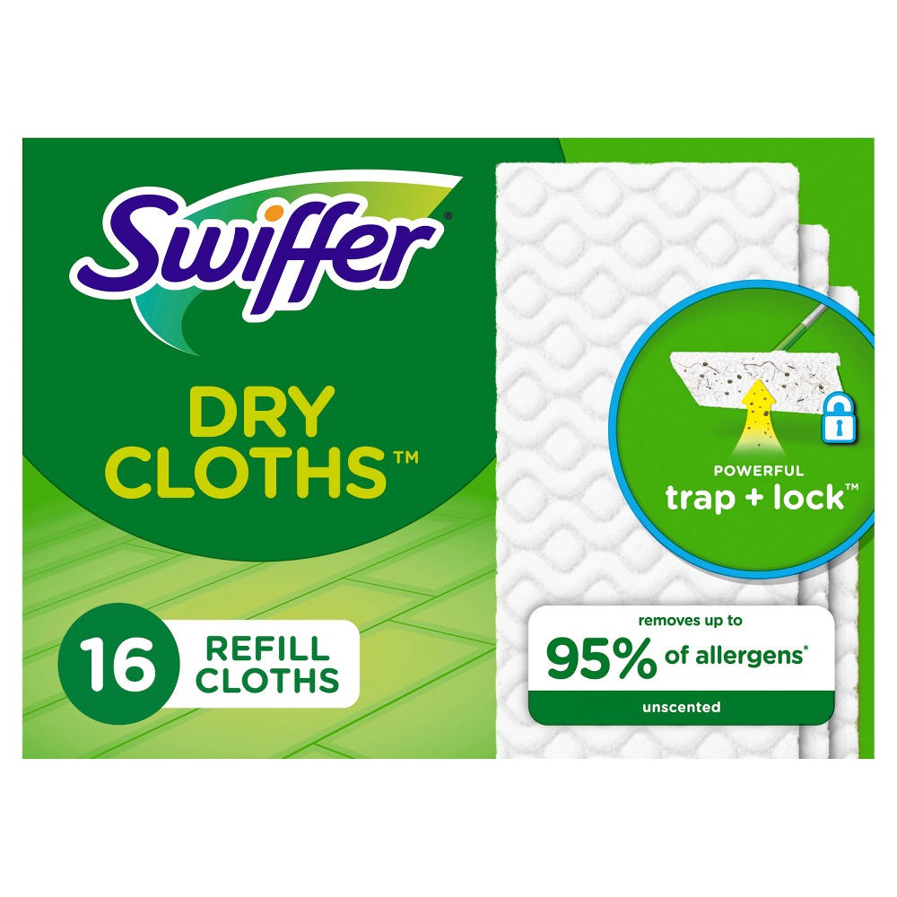 Swiffer Sweeper Dry Multi-Surface Sweeping Cloths Refills - Unscented - 16ct