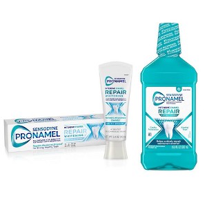 Sensodyne Pronamel Intensive Enamel Repair 16.9 fl oz Mouthwash + 3.4oz Whitening Artic Breeze Toothpaste - 1 of 1