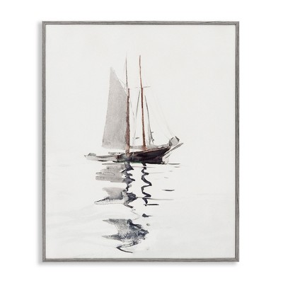 Stupell Industries Tranquil Sailboat Vessel Floating, 11" x 14"