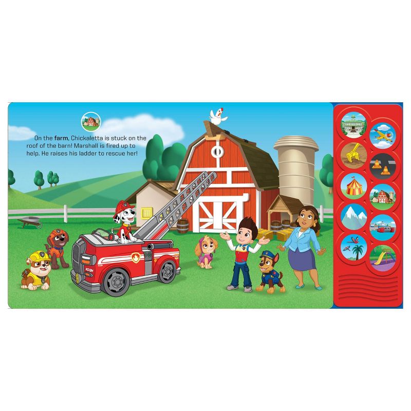 PAW Patrol Land, Sea and Sky! - 10  Button Sound Book -  Listen and Learn Board Book, 3 of 5