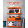 VEVOR Storage Shelves, 2400 lbs, 4 Tier Heavy Duty Garage Shelving, 20" D x 40" W x 60" H Adjustable Metal Shelves for Industrial Shelving Unit - 3 of 4