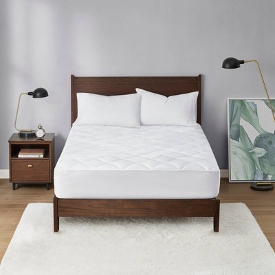 Twin White Waterproof Down Alternative Mattress Pad