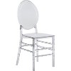 Techni Home Stackable Ghost Style Clear Acrylic Event Chairs – Set of 4 - 3 of 4