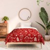 Pimlada Phuapradit Christmas village Red Comforter + Pillow Sham(s) - Deny Designs - 3 of 3