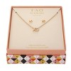 FAO Schwarz "XO" Pendant Necklace & Stud Earring Set - 2 of 3
