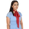 Alilang Women's Solid Color Ribbon Scarf Long Neckerchief Satin Belt Necktie Headscarf Narrow Scarf - 2 of 4
