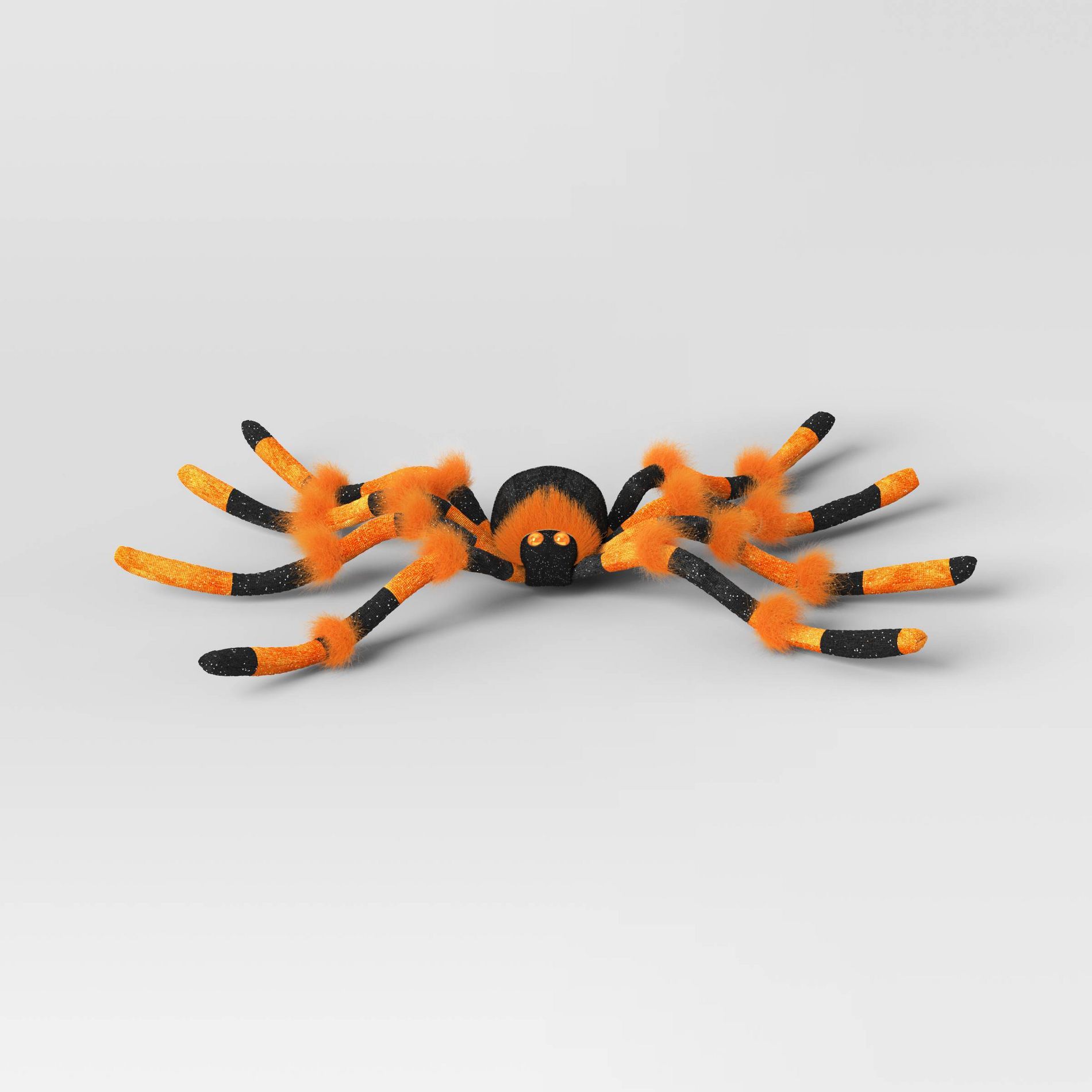 20" Plush Spider Halloween Decorative Prop Orange - Hyde and EEK! Boutique™