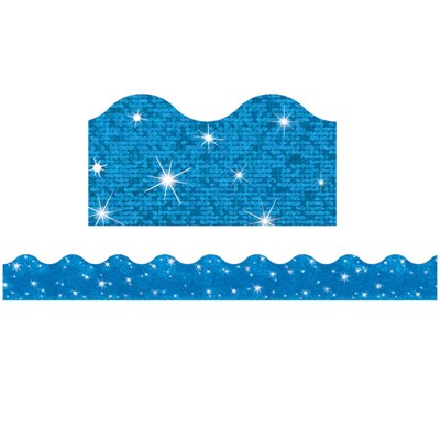 Trend Blue Sparkle Terrific Trimmers, 32.5 ft (Pack of 6)