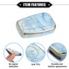 Unique Bargains Compatible 2 Button Car Key Fob Cover for Toyota Prius 2006-2022 - 4 of 4