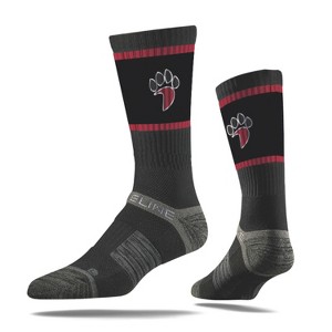 Strideline Davidson Wildcats Logo NCAA Licensed Crew Socks - Black - 1 of 1