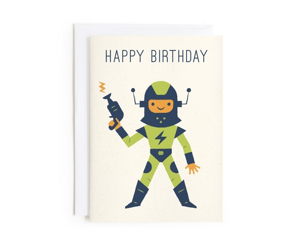 Minted Captain Laser Card