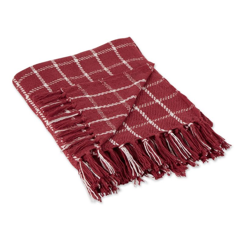 50"x60" Checked Plaid Throw Blanket - Design Imports, 1 of 7