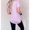 Women's Scoop Neck Bralette Tee - three bird nest - 2 of 3