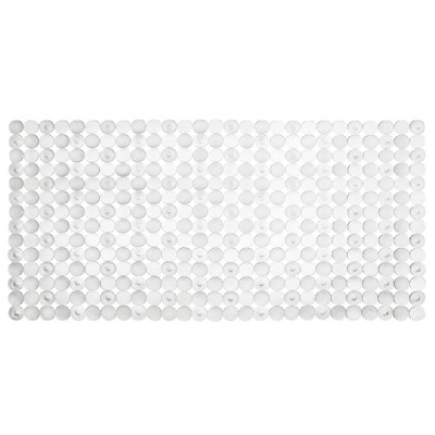 iDESIGN Orbz Non Slip Suction Bath Mat for Shower Bathtub Clear