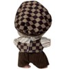 Doll Clothes Superstore Dapper in Brown: 4-Piece Shirt, Tie, Shorts & Hat Set for 17.5 cm Labubu Dolls - 4 of 4