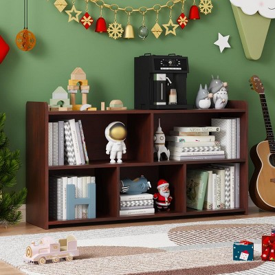 Book Shelf, Cubes Storage Organizer, Freestanding Bookshelf Cube Shelf for Bedroom, Living Room, 3-Tier Open Bookshelf Wooden Bookcase