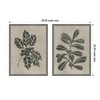 Kate & Laurel All Things Decor 2pc Sylvie Winter Holly and Berries Framed Canvas Art Set by Nikita Jariwala - 2 of 4