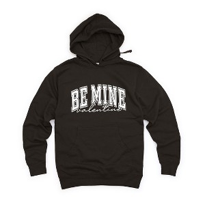 Simply Sage Market Women's Graphic Hoodie Be Mine Valentine Varsity - 1 of 2