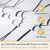 LunaLulinlk Weighted-Hem Fabric Bathroom Curtain - 4 of 4