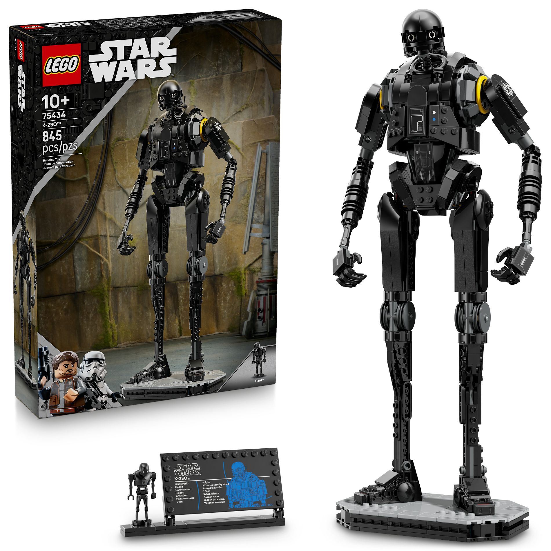 LEGO Star Wars: Andor K-2SO Security Droid Building Set 75434
