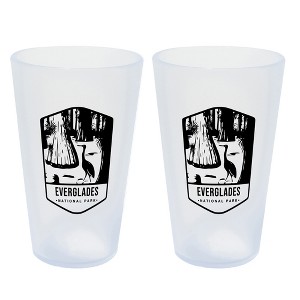 Silipint: Everglades National Park Pint Glasses: 16oz: 2 Pack - 1 of 4