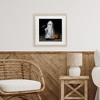 Stupell Industries Vintage Halloween Ghost & Pumpkin Framed Print Under Glass Art - 3 of 4