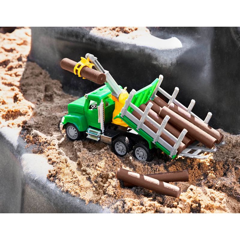 DRIVEN by Battat &#8211; Toy Logging Truck &#8211; Micro Series, 3 of 8