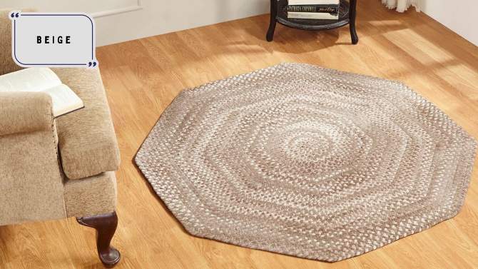 Ombre Collection 100% Cotton Chenille Super Soft & Plush Reversible Indoor Area Utility Rug - Better Trends, 2 of 5, play video