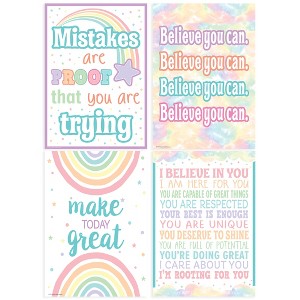 Teacher Created Resources® Pastel Pop Positive Posters, Set of 4 - 1 of 4