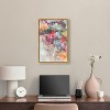 Art Remedy Doll Memories - Secret Green Floral Colorful Pastel Abstracts Framed - 2 of 4
