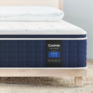 Coolvie Twin Mattress 12 Inch，Memory Foam Mattress in a Box，Medium Firm Feel with Motion Isolating，CertiPUR-US Certified - 1 of 4