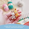 Jumble Crafts 12-Piece Crochet Hook Set 12 Colorful Hook Sizes with Aluminum, Tapered Tips, Rubber Grip, Ergonomic Crochet Hook Set - 4 of 4