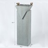 LuxenHome Patina Gray Resin Pillar Birds Bubbler Outdoor Fountain with Lights - 3 of 4