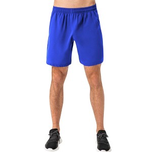 Anna-Kaci Active Men's Elastic Waist Athletic Shorts with Above-Knee Length and Relaxed Fit Design - 1 of 4