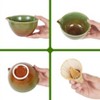 7 Pcs Matcha Whisk Set with Ceramic Bowl & Holder, Bamboo Whisk, Scoop & Rest, Stainless Steel Sifter, Tea Towel - 2 of 4