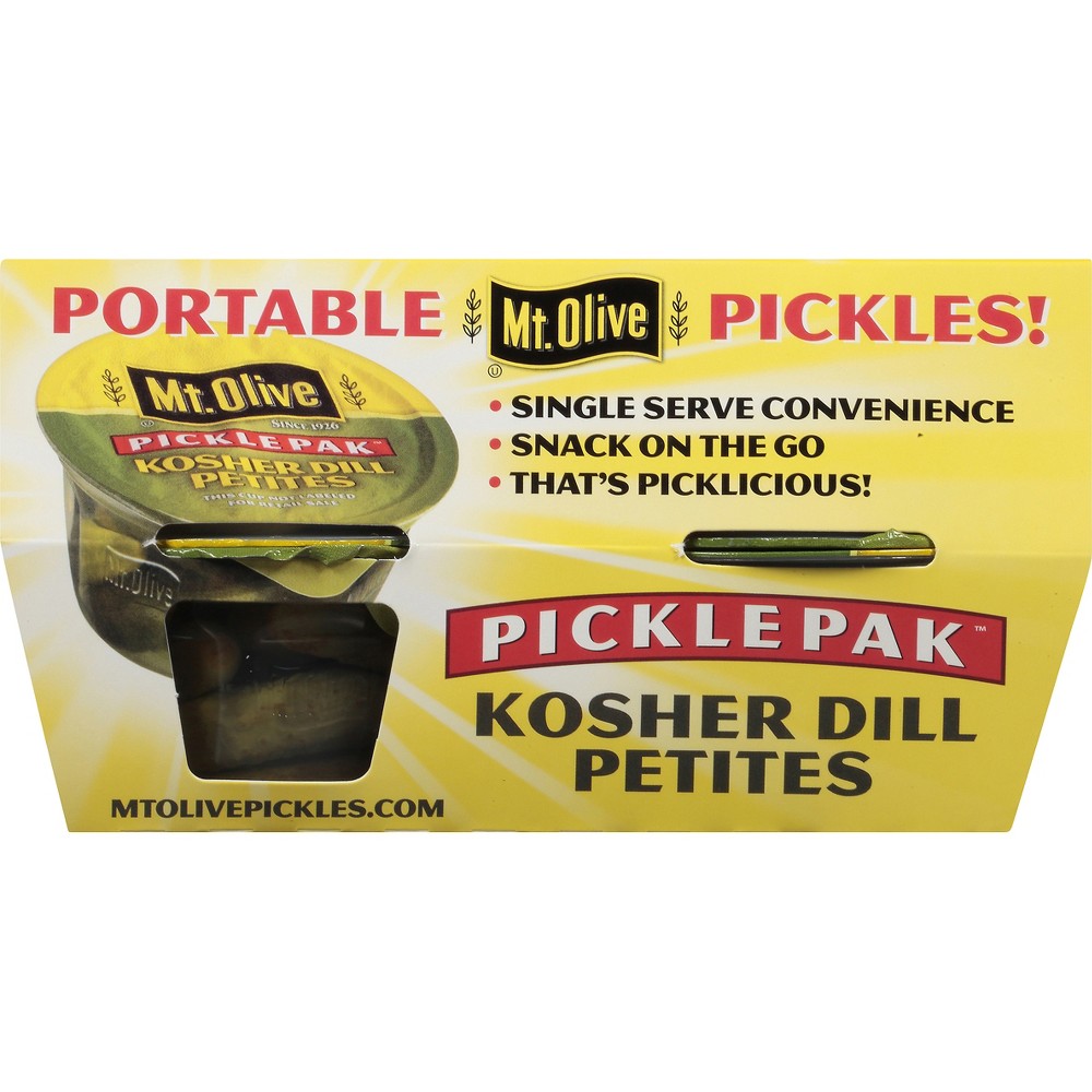 UPC 009300100120 product image for Mt. Olive Kosher Dill Petites - 14.8oz/4ct | upcitemdb.com