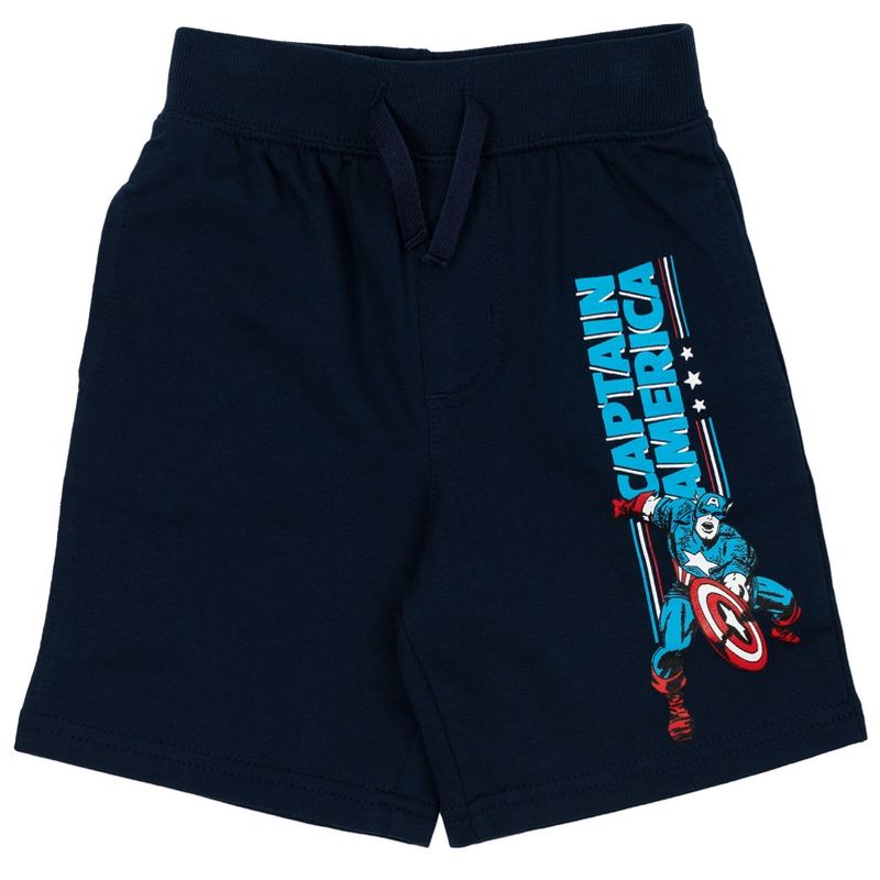 Marvel French Terry 4 Pack Shorts , 3 of 8