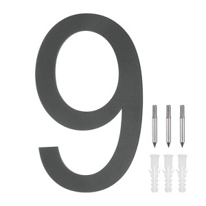 Unique Bargains 304 Stainless Steel Durable Rustproof House Numbers 1 Pc - 1 of 4